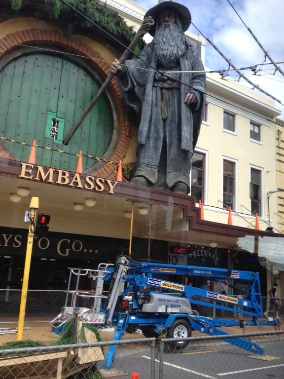 Gandalf stands 9.4 metres tall.