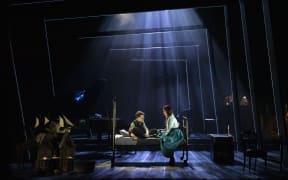 Alexandros Swallow as Miles and Anna Leese as the Governess - The Turn of the Screw