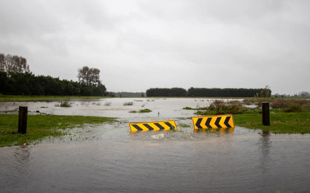 Flooding in the Waimakariri district following the 29 April to 2 May rain event.