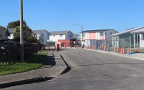 Kāinga Ora homes under construction in Mahora, Hastings