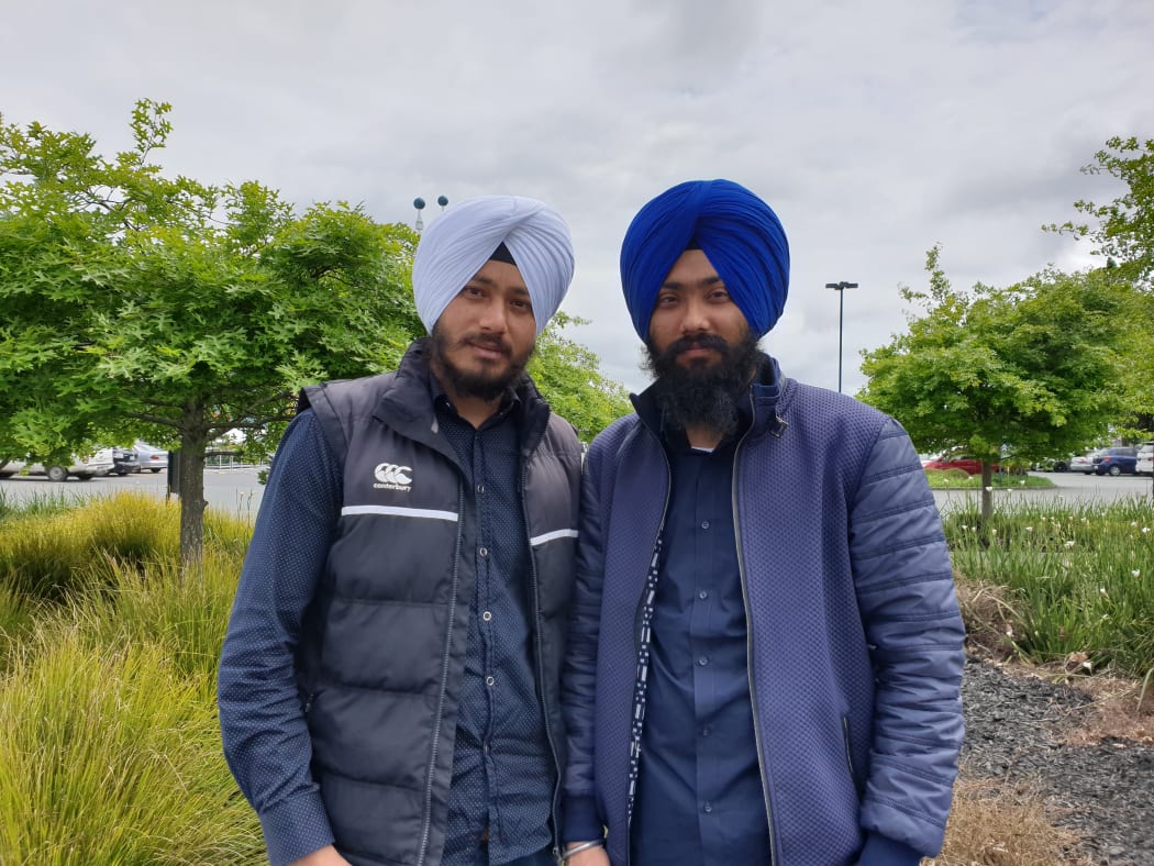 Jaswinder Singh and Harpreet Singh, two religious workers from India.