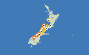 A sweeping front is set to hit southern and central New Zealand.