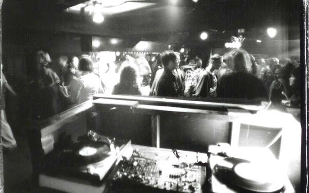 The view from the Box DJ booth