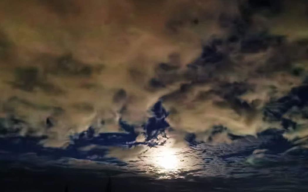 Moonlight in the Southern Hemisphere.