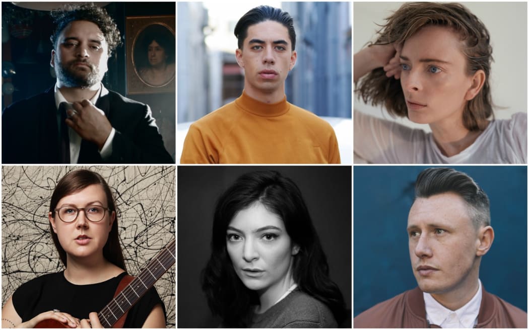 Troy Kingi, Teeks, Chelsea Jade, Nadia Reid, Lorde and Louis Baker.