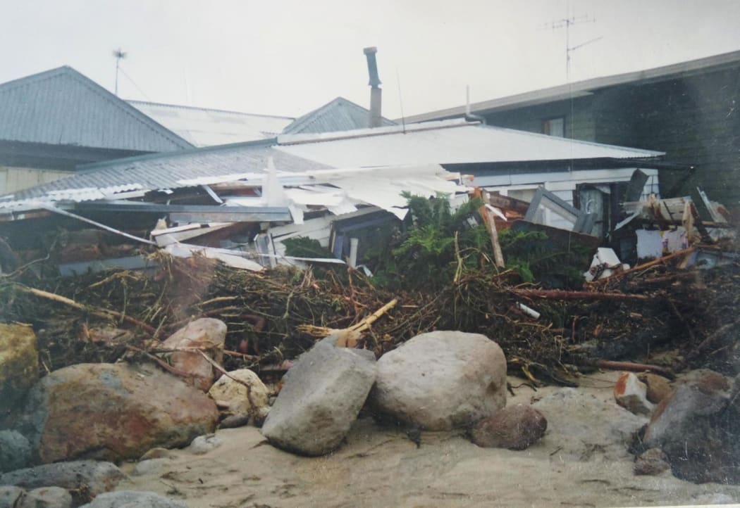 Homes in Matata were destroyed by flooding and debris in 2005.