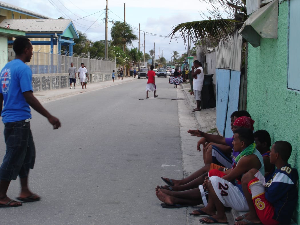 Young people on Ebeye