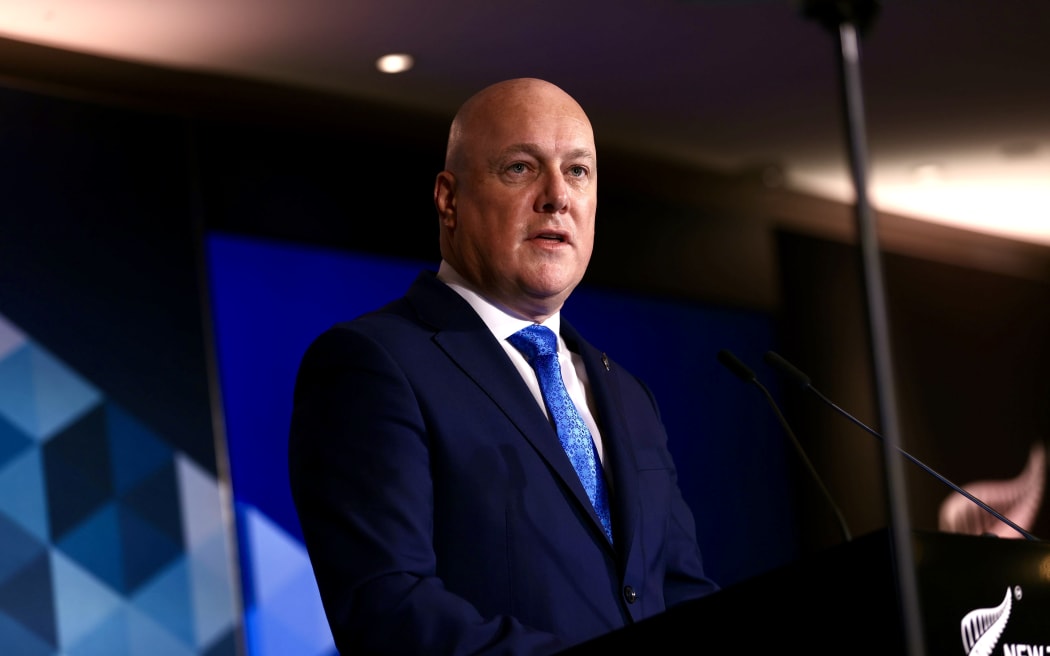 13032025. News. Photo: Lawrence Smith / Stuff
Prime Minister Christopher Luxon delivers his speech to investors.

New Zealand Infrastructure Investment Summit
