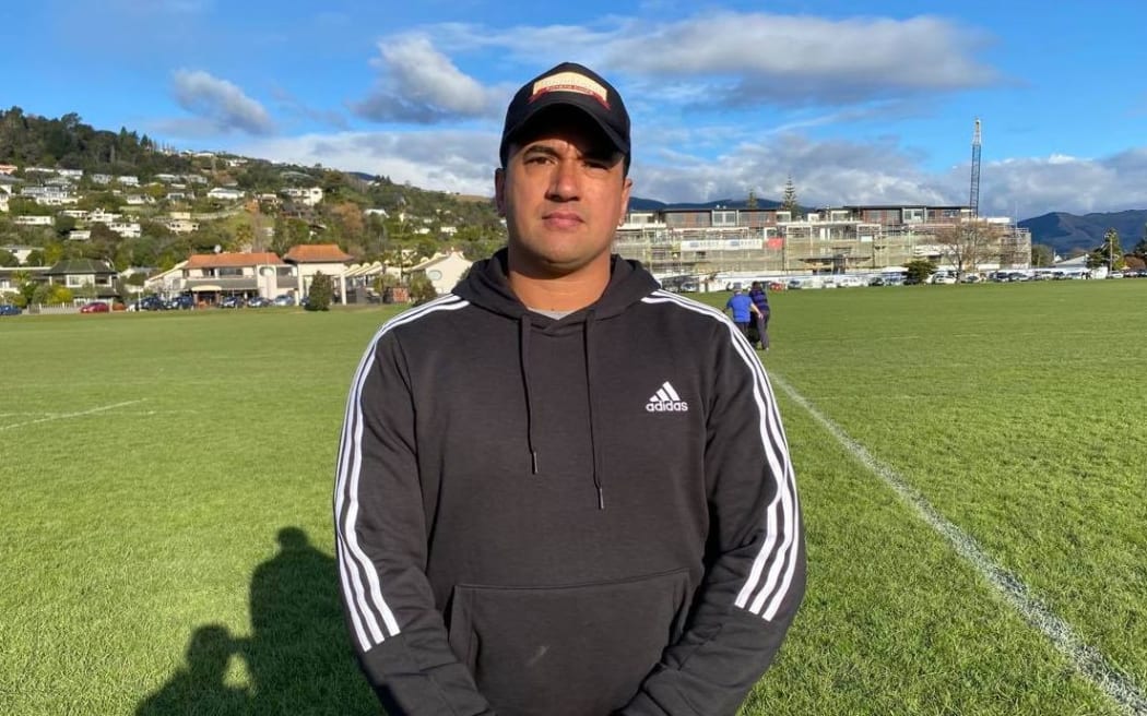 Cook Islands men's rugby coach Nathan Robinson.