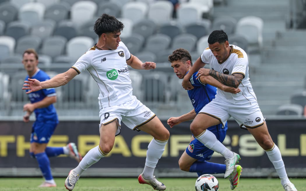 South Island United's Jaylen Rodwell has become the first Niuean athlete to score a goal in professional football.