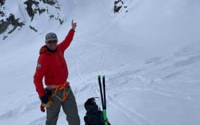 Kurt Blair seen on a mountain.