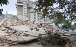 Photo of quake destruction in Caracas