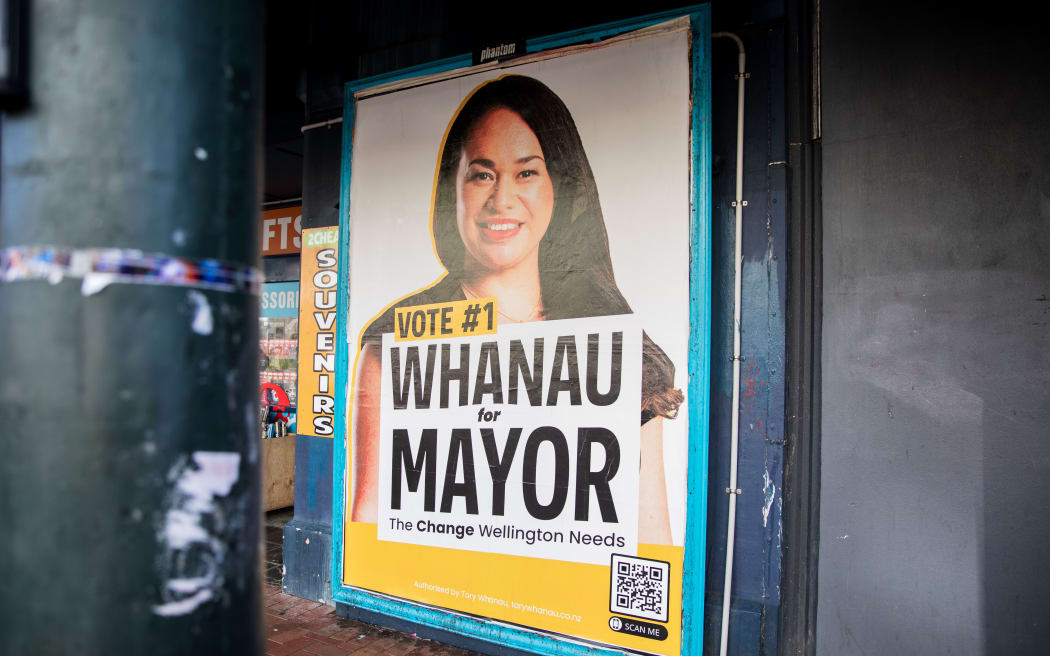 Tory Whanau campaign poster