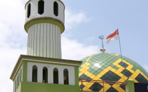Mosque in Jayapura, Papua Province, Indonesia.