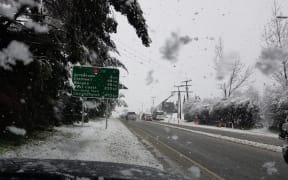 Crews work to restore power to homes and businesses in Queenstown earlier this week (September, 2018).