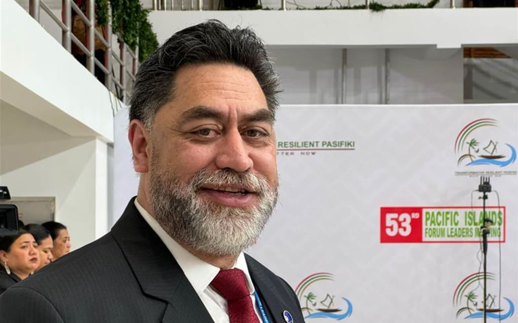 Sione Tekiteki in Tonga for PIFLM 2024 - his last leader's meeting in his capacity as Director of Governance and Engagement.