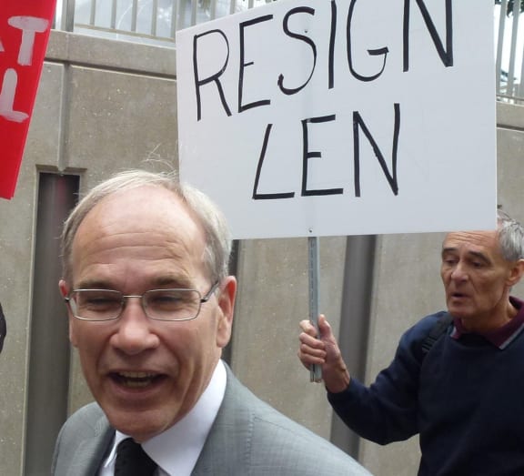 Auckland Mayor Len Brown