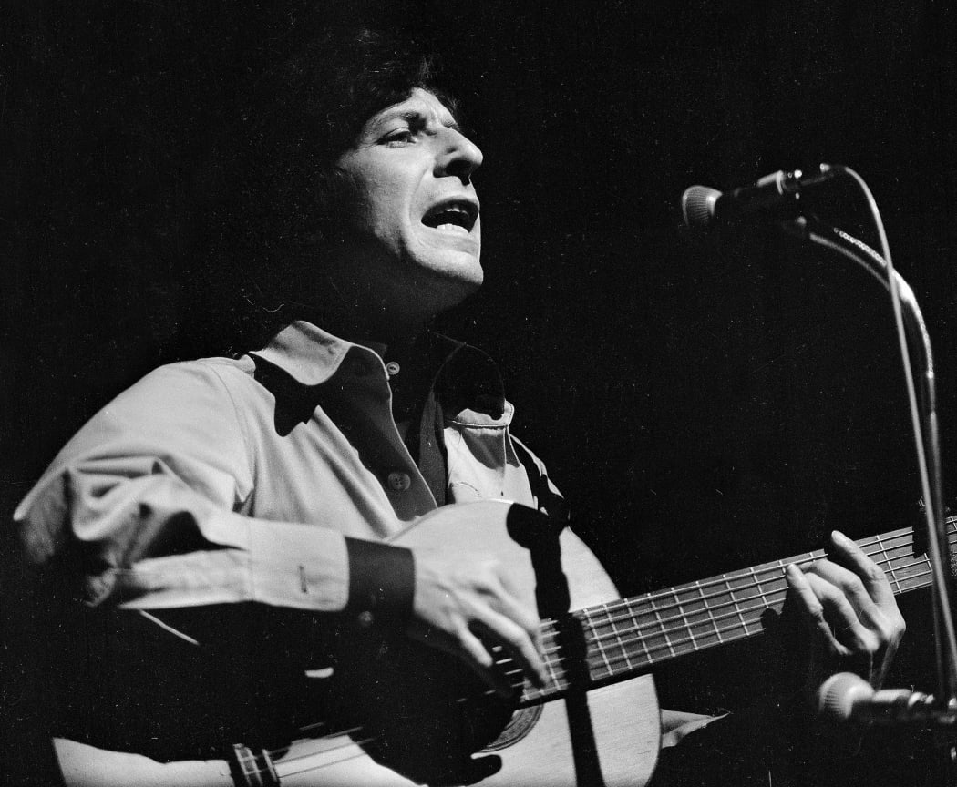 Cohen performing in France in 1970.