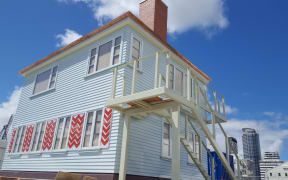 Michael Parekowhai's The Lighthouse on Queens Wharf.