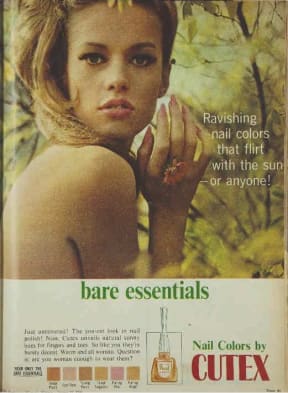 60's cutex ad