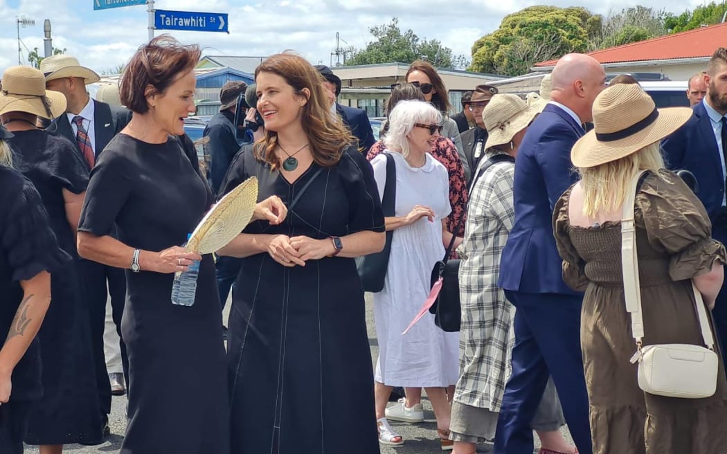 Nicola Willis at Rātana Pā, January 2024.