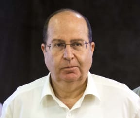 Israel defence minister  Moshe Yaalon.