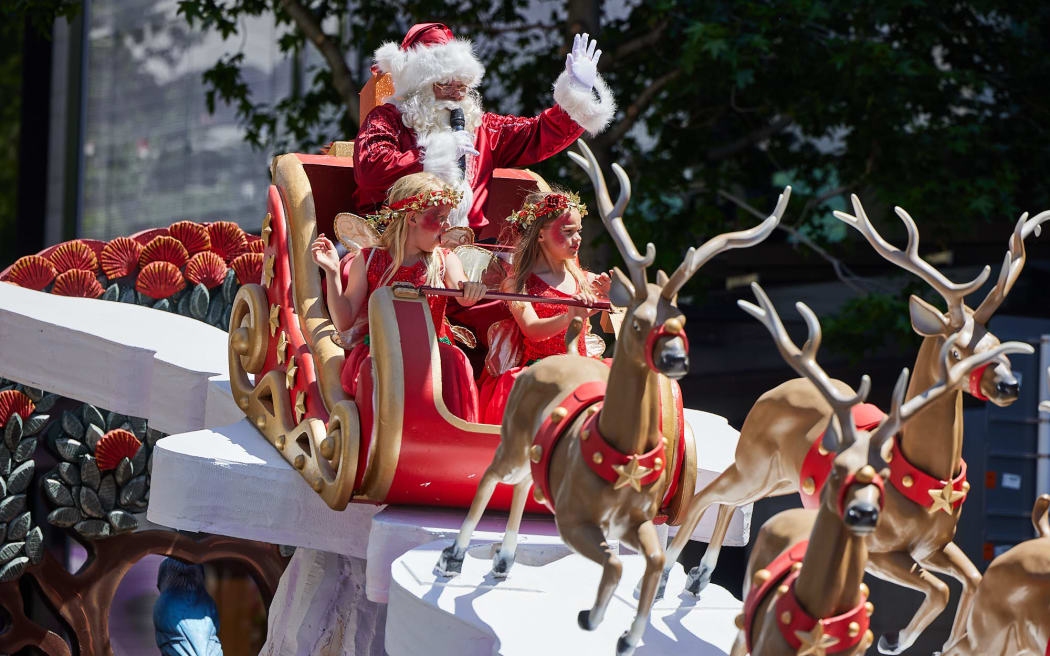 Santa in one of the parade's previous years.