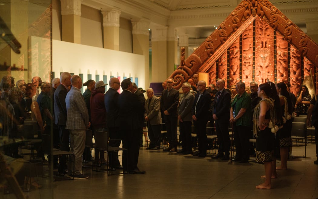 A range of ceremonies, led by mana whenua, were held in Tāmaki Makaurau to mark the return of six taonga to the Warumungu people.