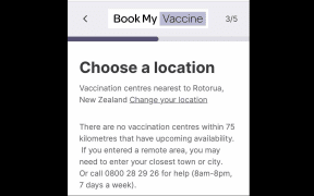 Screenshots of the messages received by people in Rotorua and Auckland.