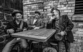 The Nukes; from left to right Benjamin “Country boy” Collier, Dave “Fingers of fire” Parker and David “Snapper” Thiele