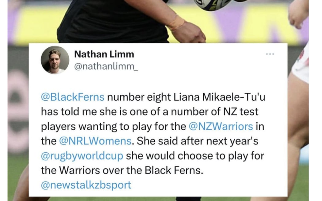 Liana Mikaele-Tu'u's comments to Newstalk ZB's Nathan Limm.