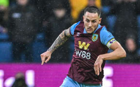 17th February 2024; Turf Moor, Burnley, Lancashire, England; Premier League Football, Burnley versus Arsenal; Josh Brownhill of Burnley runs with the ball