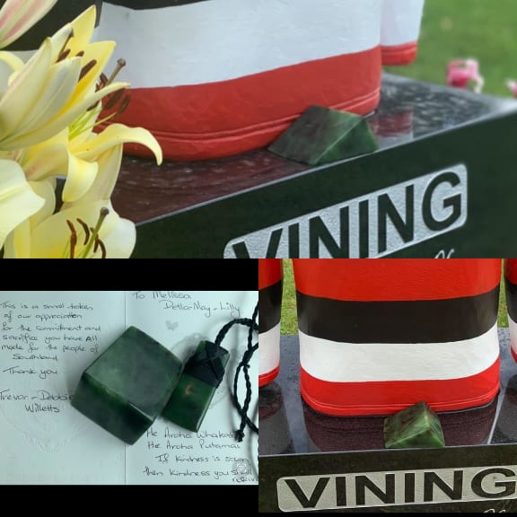Family 'devastated' as pounamu missing from Blair Vining's grave RNZ News