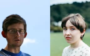 Murdoch Stephens of Lawrence & Gibson Publishing, Chris Holdaway of Compound Press and Ash Davida Jane from We Are Babies Press