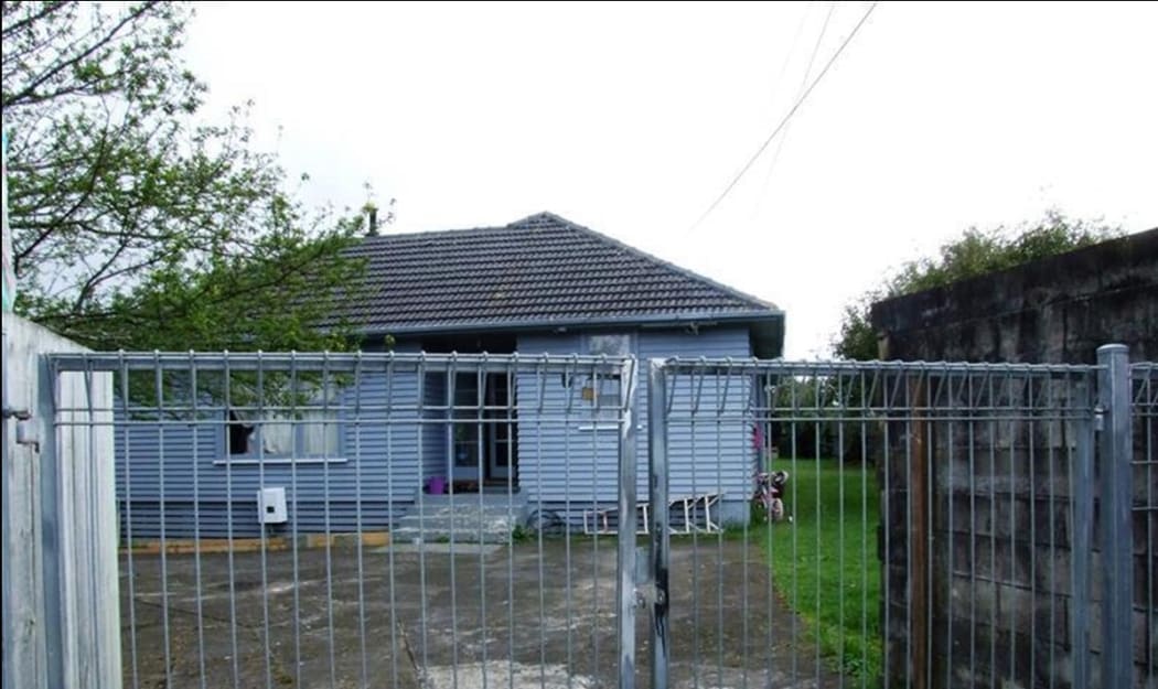 The house in Otara which became a media star this week.