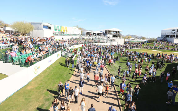 Crowd shot at the Phoenix Open.