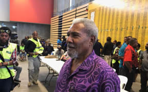 Sir Mekere Morauta was declared MP-elect for Moresby Northwest in the tally room in the presence of election officials, police and media.