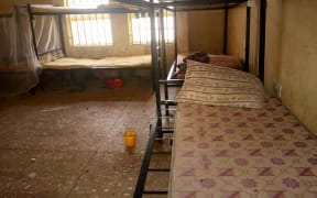 A deserted school dormitory where some of the more than 300 girls had been sleeping pior to the kidnapping, in Jangede, Zamfara State in northwest Nigeria.