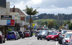 Kaikohe's main street, Broadway.