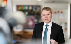 Chris Hipkins announced the Labour Party's education policy at an early childhood education centre in Porirua on 15 September 2020.