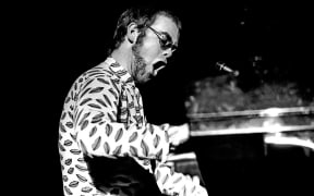 Elton John performing in Hamburg, Germany, March 1972