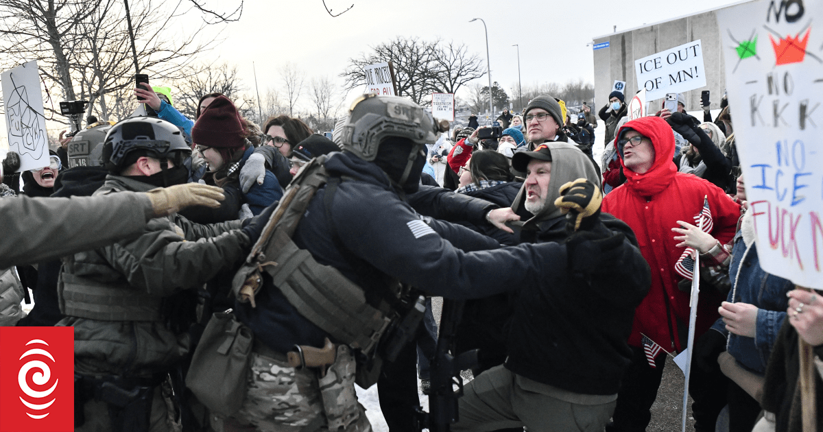 Protesters, US law enforcement clash after immigration officer kills woman