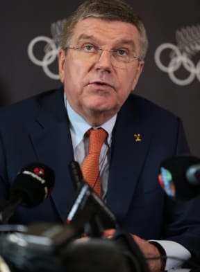 Thomas Bach, President of the International Olympic committee.