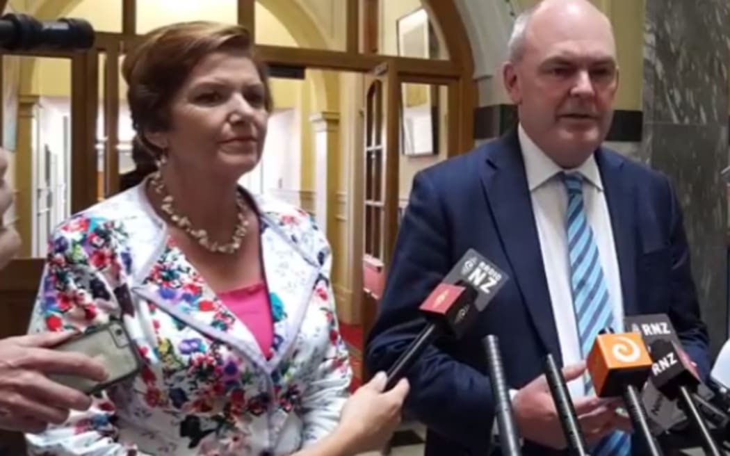 Anne Tolley and Steven Joyce announce quake recovery package