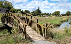 The existing bridge was built in 1988 for a Heart Foundation event.