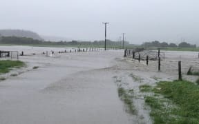 Flooding on Arahura Valley Road