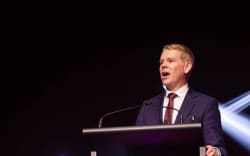 Labour Party leader Chris Hipkins speaks at the party’s Congress on 28 June, 2026.