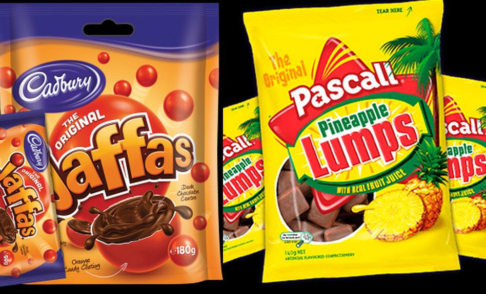 Jaffas and Pineapple Lumps are manufactured in Cadbury's Dunedin factory which is set to close.