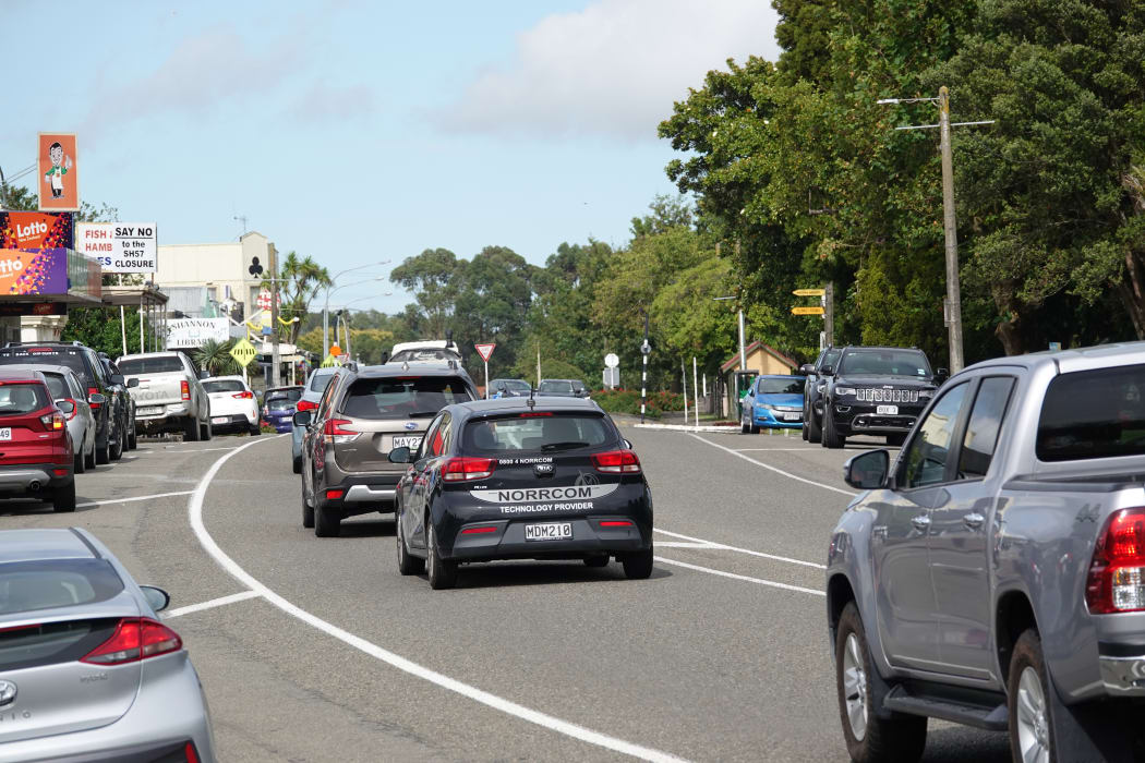 State Highway 57 through Shannon is open, despite one lane of the road being closed near Levin.