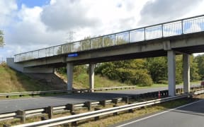 The Bremner Road overbridge.